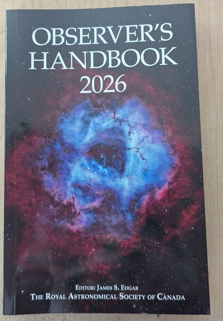 Observer's Handbook 2026 and Observer's Calendar 2026