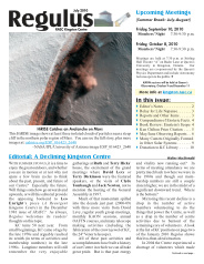 Regulus, July 2010 Issue