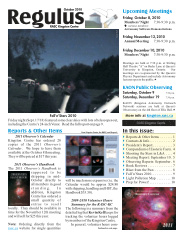 Regulus, October 2010 Issue