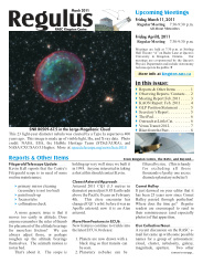 Regulus, March 2011 Issue