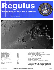 Regulus 2025 September