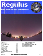 Regulus 2026 February