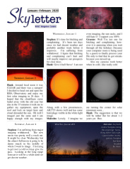 Skyletter, January 2020