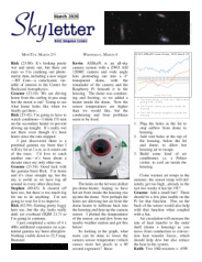 Skyletter, March 2020