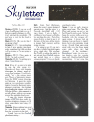 Skyletter, May 2020