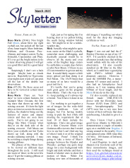 Skyletter, Mar 2021