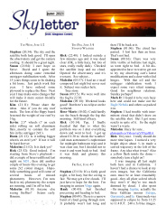 Skyletter, June 2021