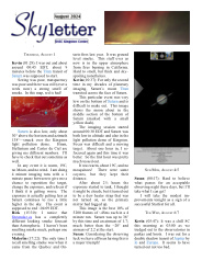 Skyletter, August 2024