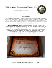 RASC-KC Annual Report 2019
