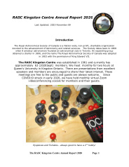 RASC-KC Annual Report 2020