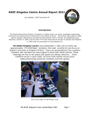 RASC-KC Annual Report 2021