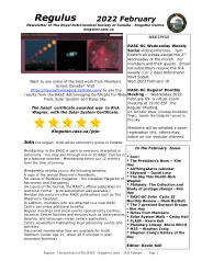 Regulus 2022 Feb