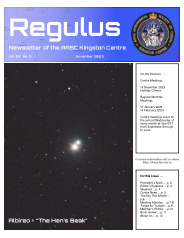 Regulus 2023 November